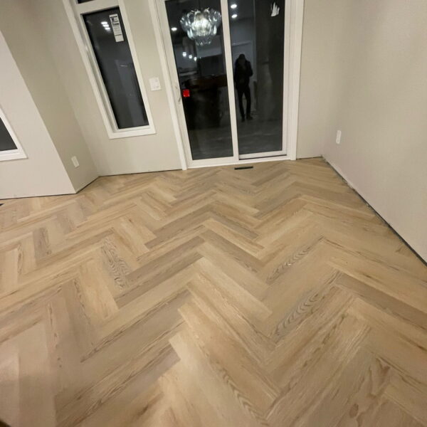 Herringbone Vinyl Plank Layout Edmonton