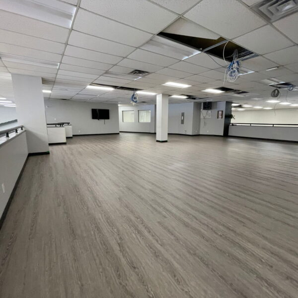 commercial vinyl flooring glue down
