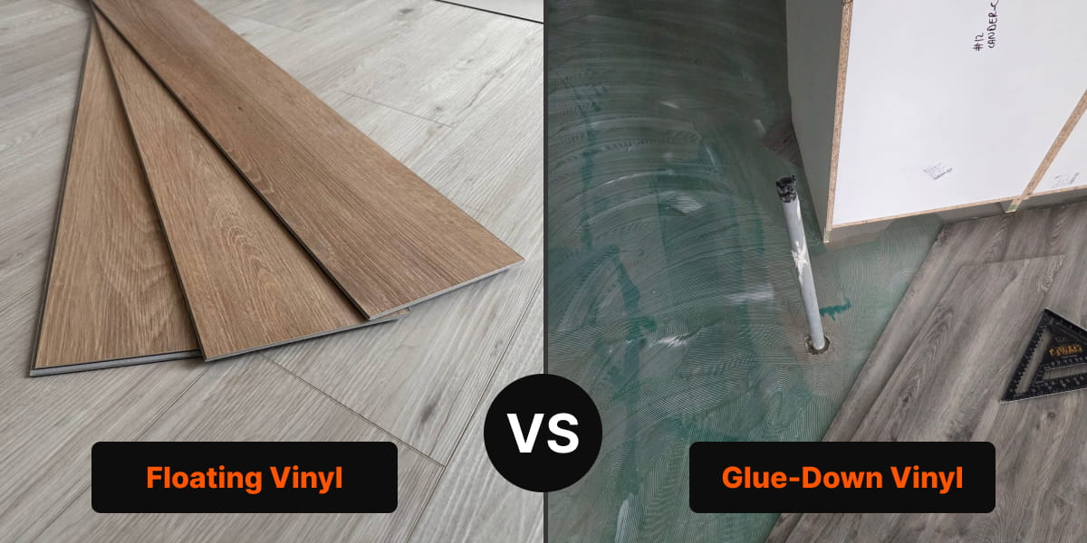 Floating vs Glue-Down LVP Flooring