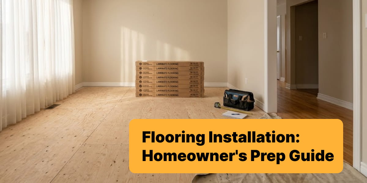 Flooring Installation Homeowner's Prep Guide